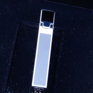 S.  T.  Dupont Montparnasse Cigar Lighter - Black Lacquer/Palladium - Fully Boxed 4