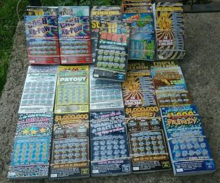 $15,  600.  00 Losing Pennsylvania Lottery Scratch Off Tickets 2016