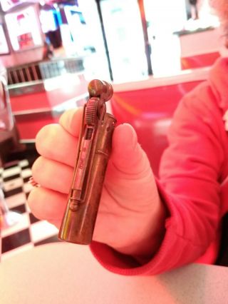 Vintage IMCO 2200 Brass Pocket Lighter Made In Austria 1920’s 2
