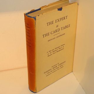 Erdnase Expert At The Card Table Hardbound Fleming Edition,  Dust Wrapper