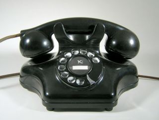 Kellogg 925 Art Deco " Ashtray " Phone Very Good