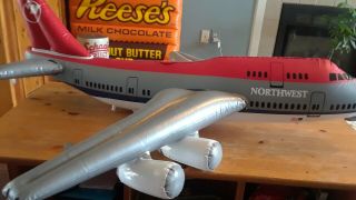 Northwest Airlines Inflatable Airplane - Blow - Up Plane Aircraft Jet - 3,  Feet