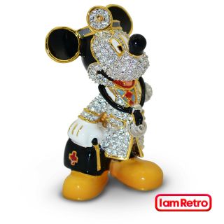 Doctor Mickey Mouse Jeweled Figurine By Arribas Brothers X Swarovski X Disney