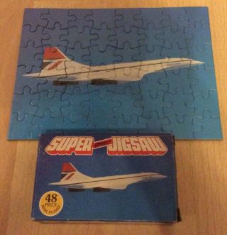 British Airways Concorde Vintage 48 Piece Jigsaw By Acorn Products