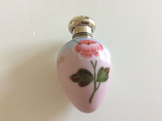 Fine Antique Porcelain Large Perfume/scent Bottle.