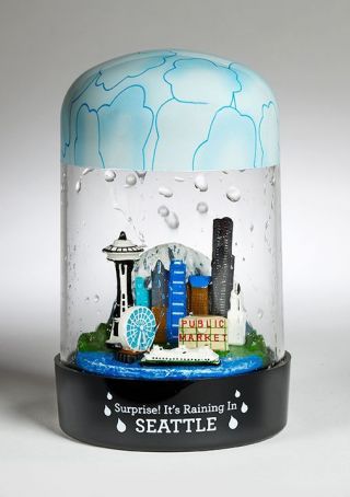 Seattle Rainglobe - The Globe That Rains
