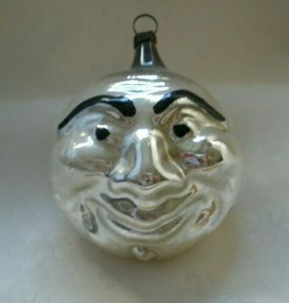 Antique German Man In The Moon Ornament