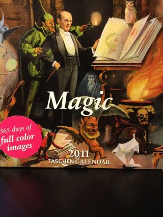 2011 Page A Day Magic Taschen Poster Calendar (good Again In 2022)