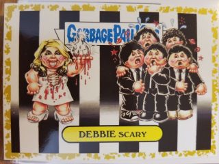 2017 Gpk Garbage Pail Kids Battle Of The Bands 4a Debbie Scary Gold 19/50