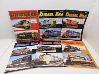 Complete Run Of 6 Diesel Era Magazines 2011 Volume 22 1 2 3 4 5 6 Locomotives