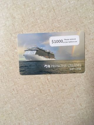 Princess Cruises Gift Card 1000$