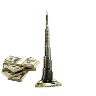 Burj Khalifa Dubai Worlds Tallest Building Sounvenirs Win Prize In The End