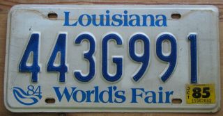 Louisiana 1985 World 
