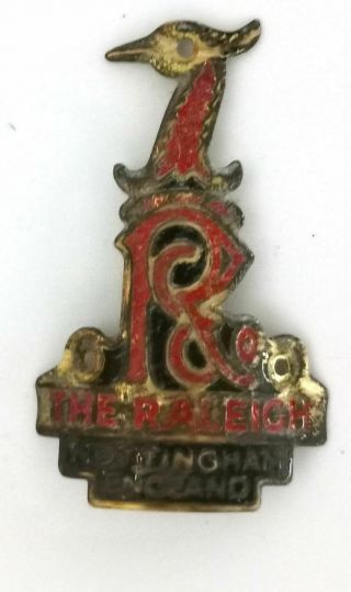 Vintage The Raleigh Nottingham Headtube Badge