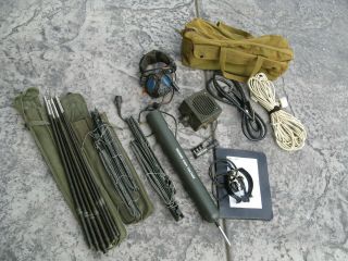 974 U.  S.  Army Collins Radio An Prc - 47 Accessory Outfit With Antenna
