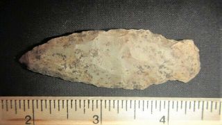 Sharp 2.  5/8 " Tx Palmillas Point Knife Authentic Native American Indian Artifact
