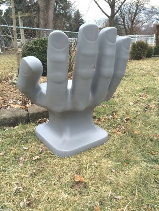 GIANT Gray HAND SHAPED CHAIR 32 
