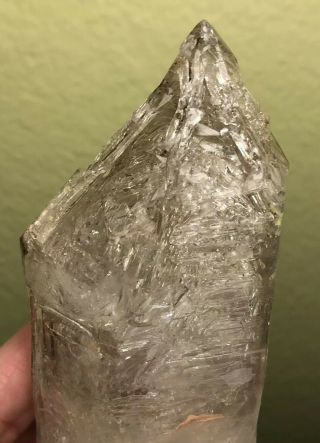 Large Skeletal Quartz Crystal from Namibia,  DT,  Small Enhydros,  Brandberg 4