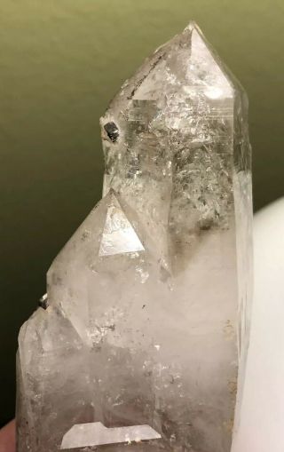 Large Skeletal Quartz Crystal from Namibia,  DT,  Small Enhydros,  Brandberg 6