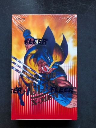 1995 Fleer Ultra X - Men Trading Cards Factory Box 36 Packs Box