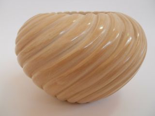 Marcella Yepa Jemez Pueblo Sun Clan Handmade Hand Coiled Swirl Pot 1995
