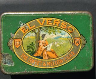 El Verso Vintage Cigar Tobacco Tin