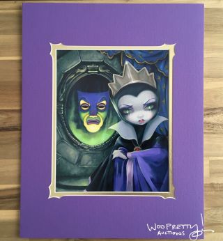 Jasmine Becket Griffith Evil Queen Magic Mirror Disney Wonderground Deluxe Print