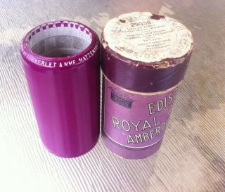 Edison Royal Purple Cylinder Record Verlet & Matzenauer 29036 (phonograph)