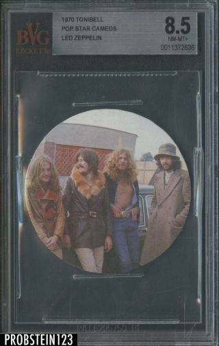 1970 Tonibell Pop Star Cameos Led Zeppelin Bvg 8.  5 Nm - Mt,
