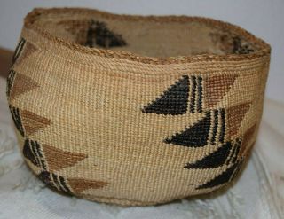 Large Klamath or Modoc Indian Storage Hat Basket Native American Basketry 1890s 3