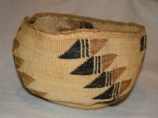 Large Klamath or Modoc Indian Storage Hat Basket Native American Basketry 1890s 4