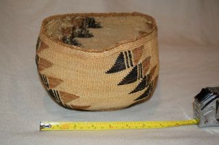 Large Klamath or Modoc Indian Storage Hat Basket Native American Basketry 1890s 5