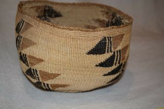 Large Klamath or Modoc Indian Storage Hat Basket Native American Basketry 1890s 8