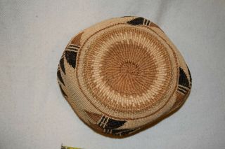 Large Klamath or Modoc Indian Storage Hat Basket Native American Basketry 1890s 9