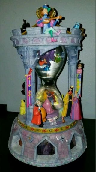 Disney Store 28570 Aurora Hourglass Once Upon A Dream Musical Snow Globe