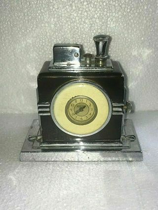 Ronson Touch Tip Clock Lighter 1930 