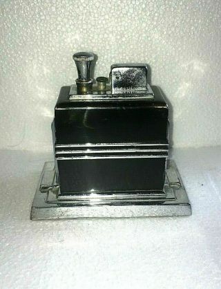 Ronson Touch Tip Clock Lighter 1930 ' s. 4