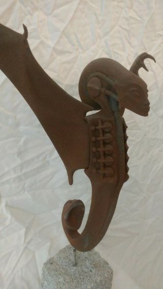 H.  R.  Giger Rusted Guardian Angel Sculpture 100/500 Hand Signed And Numbered