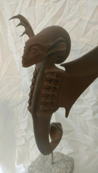 H.  R.  Giger Rusted Guardian Angel Sculpture 100/500 Hand signed and numbered 2