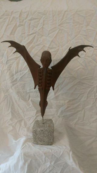 H.  R.  Giger Rusted Guardian Angel Sculpture 100/500 Hand signed and numbered 3