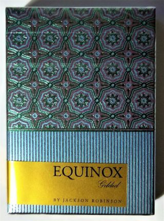 Equinox Ii Gilded Artist Proof Playing Cards Limited Deck By Kings Wild Project