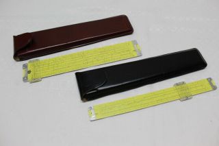 Vintage Rare Pickett Electrical Slide Rulers Models N - 16 - Es & N - 1010 - Es