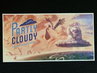 Pixar “partly Cloudy” Short Film Poster