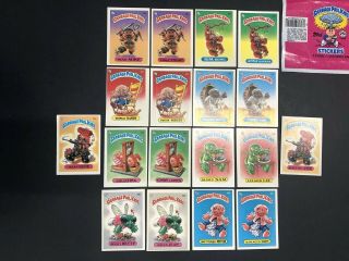 garbage pail kids series 1 1985 Complete Matte Set Gpk OS1 First Series 82 Card 11