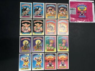 Garbage Pail Kids Series 1 1985 Complete Matte Set Gpk Os1 First Series 82 Card
