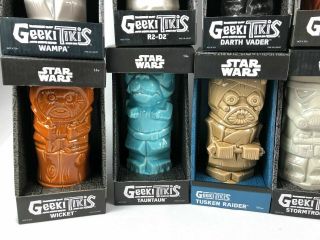 Star Wars Geeki Tiki Mugs Glasses Set of 12 - Series 1,  2 In Boxes 4