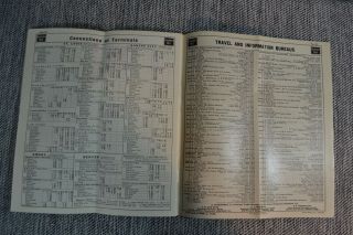 Vintage Railway Railroad Train Time Table Burlington Route June - September 1935 5