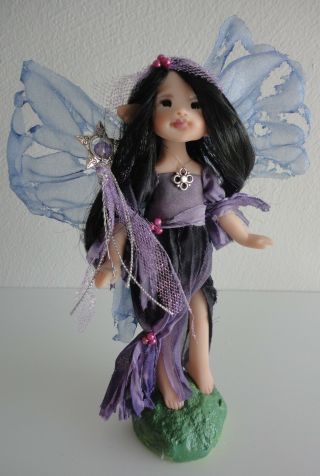 Liz Amend Ooak Fairy Faery Pixie Art Doll Asian Sorceress Haru