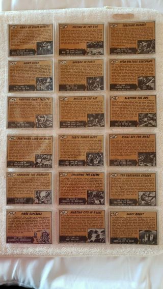 1962 Topps Mars Attacks Cards Complete Set of 55 Cards 10