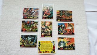 1962 Topps Mars Attacks Cards Complete Set of 55 Cards 12